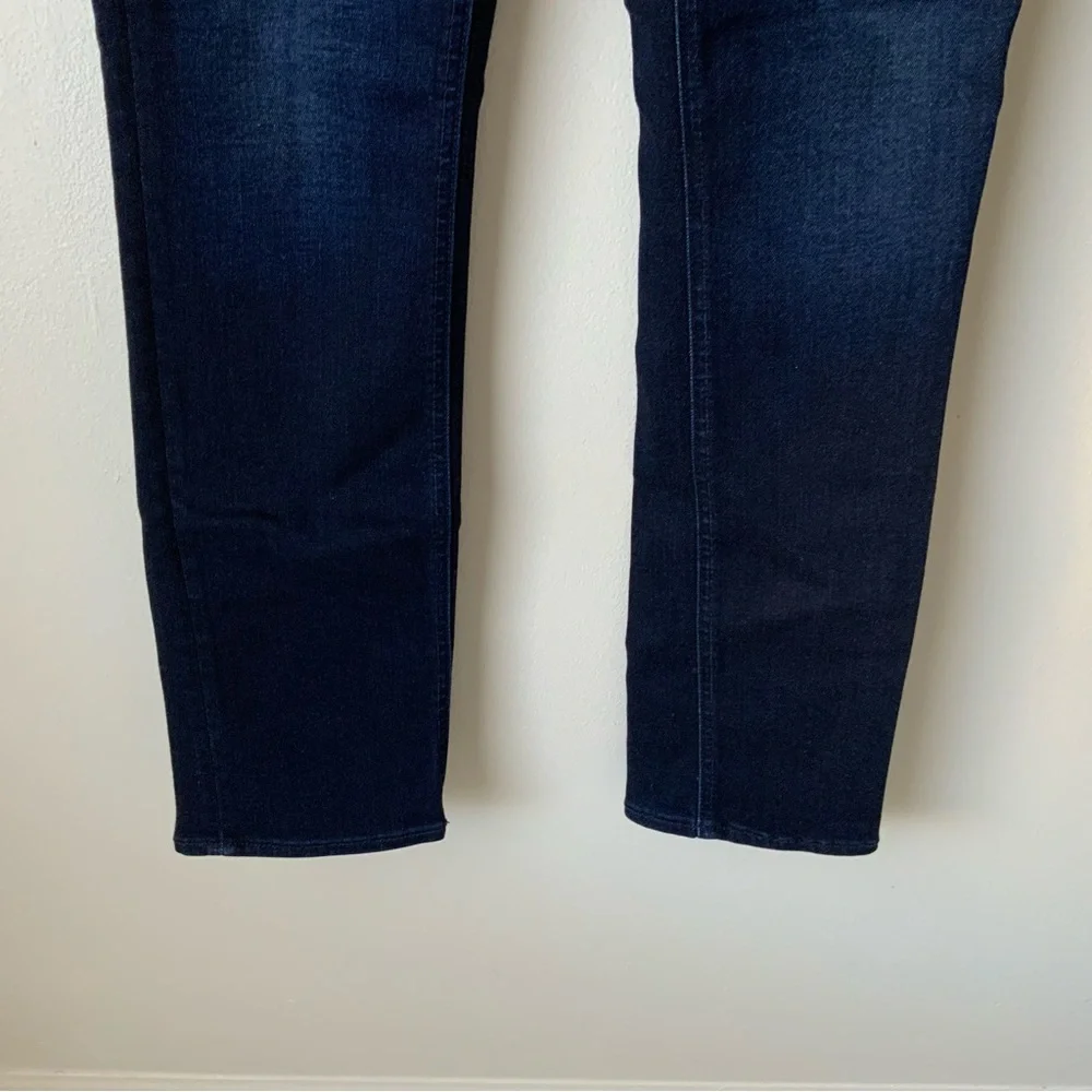 MOTHER Jeans Mid-Rise Dazzler Now or Never Dark Indigo Blue Size 27